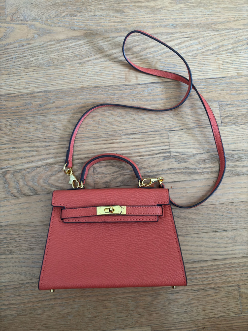 Cute orange mini bag